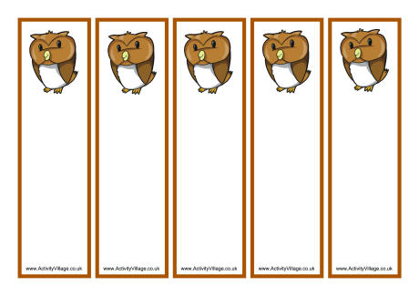 Owl Bookmarks