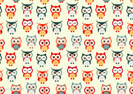 Owl Scrapbook Paper 4