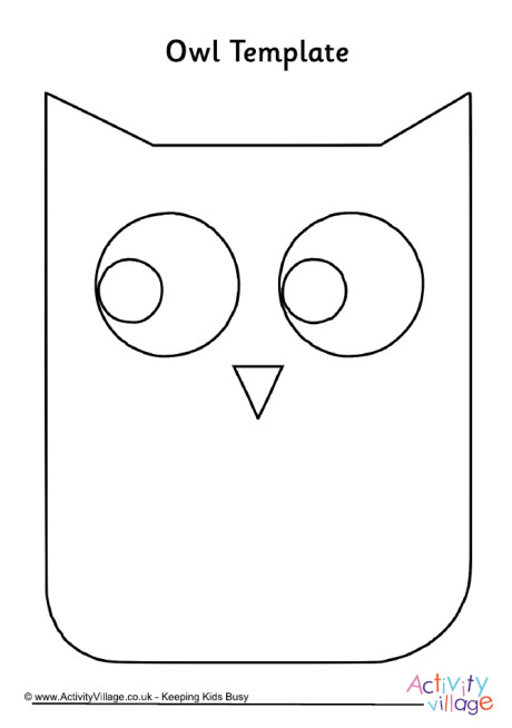 Owl template 2 Owl template 2