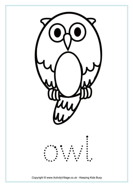 Owl Word Tracing
