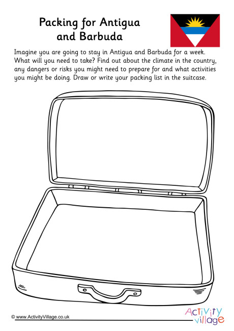 Packing for Antigua and Barbuda Worksheet Packing for Antigua and Barbuda Worksheet