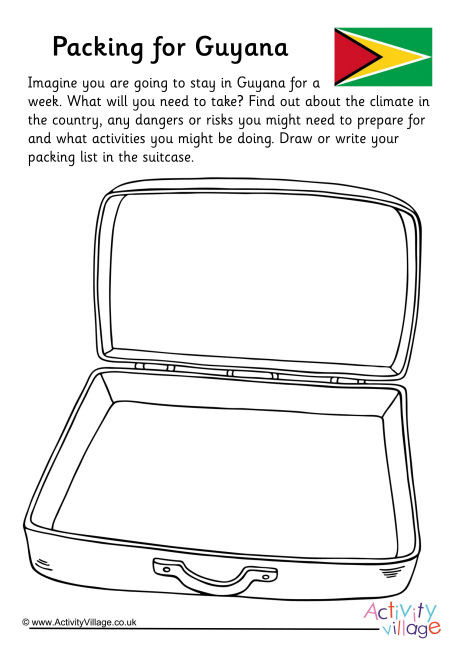 Packing For Guyana Worksheet