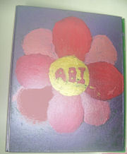 Painted ring binder