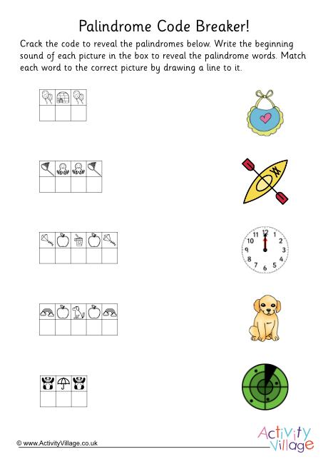 Palindrome code breaker