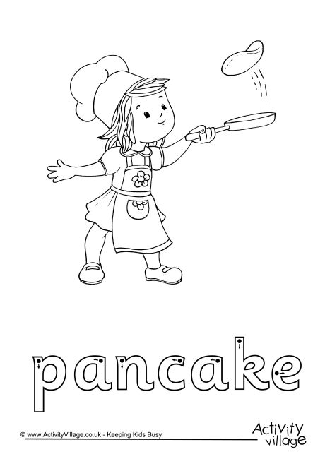 Pancake finger tracing Pancake finger tracing