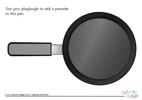 Pancake playdough mat