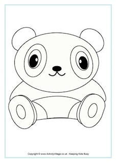 Panda Colouring Pages