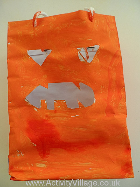 Paper Bag Jack O'Lantern