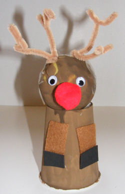 Paper Cup Rudolph craft