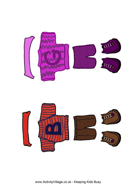 Paper dolls winter clothes 2 Paper dolls winter clothes 2