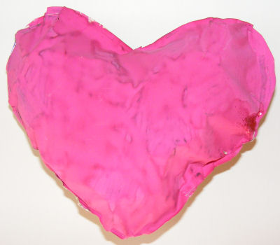 Paper Heart Pillow Craft