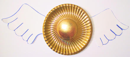 Paper Plate Golden Snitch