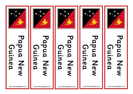 Papua New Guinea bookmarks 