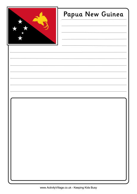 Papua New Guinea notebooking page