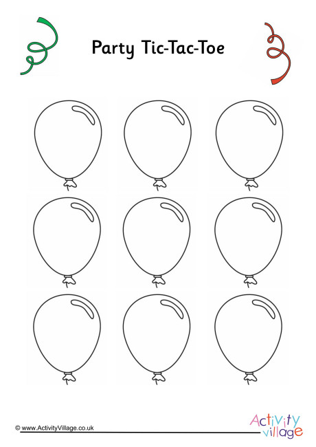 Party Tic Tac Toe
