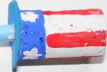 Patriotic pencil topper craft