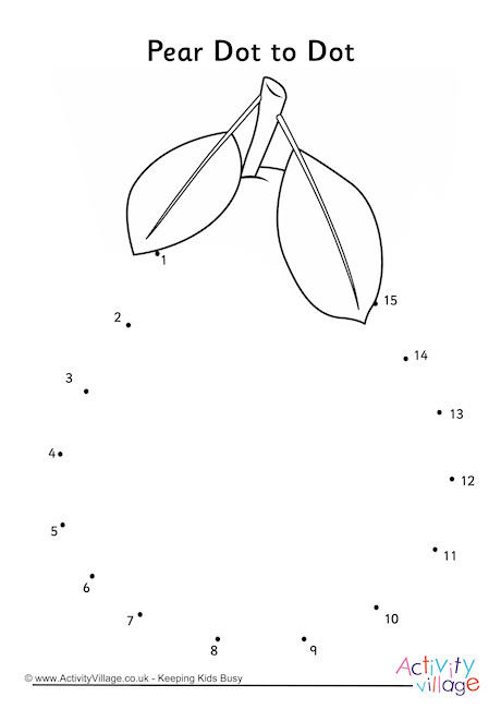Pear Dot To Dot