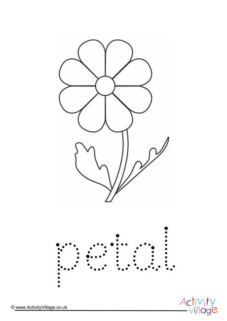 Petal Word Tracing