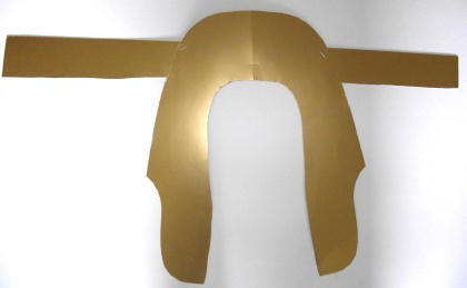 Pharaoh's headdress craft - detail