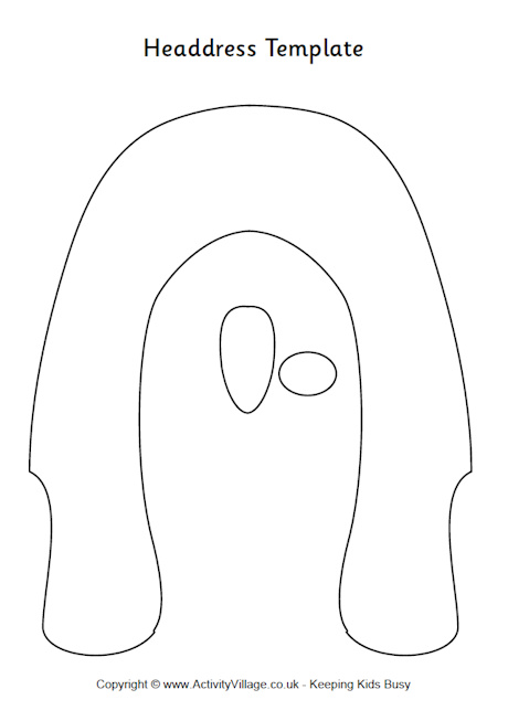 Headdress template Headdress template