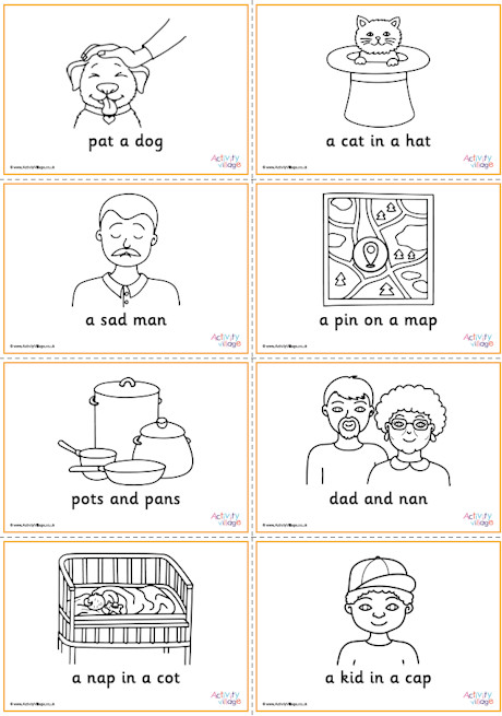 Phase Two captions - colouring pages Phase Two captions - colouring pages