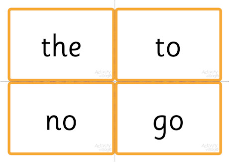 Phase Two tricky word cards