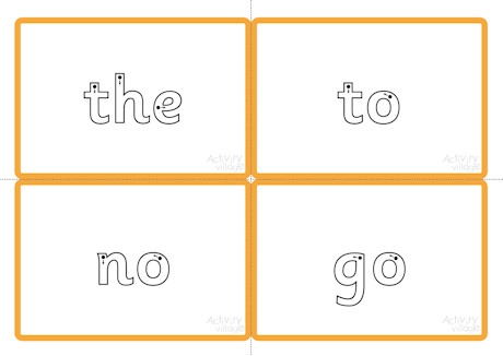 Phase Two tricky word cards - tracing - arrows