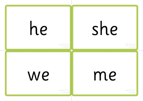 Phase Six word cards - high frequency words - Phase Three tricky words
