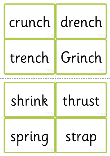 Phase Four word cards - CCVCC, CCCVC and CCCVCC words using Phase Three graphemes Phase Four word cards - CCVCC, CCCVC and CCCVCC words using Phase Three graphemes