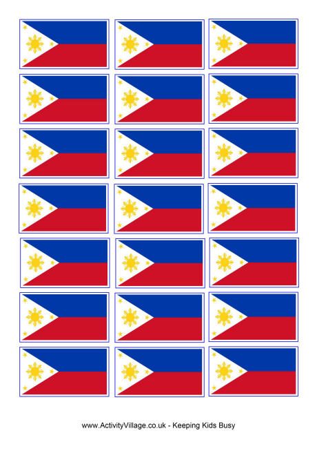 Philippines flag printable