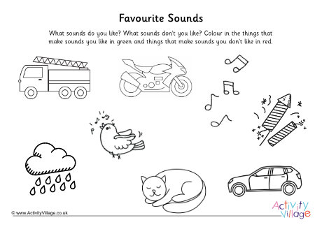 Phonics Phase One Favourite Sounds Colouring Phonics Phase One Favourite Sounds Colouring