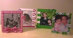 Photo frames from CD boxes