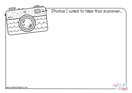 Photos I want to take this summer Photos I want to take this summer