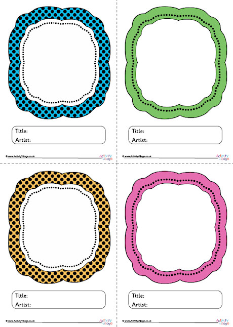 Picture Frames Pack 7 Picture Frames Pack 7