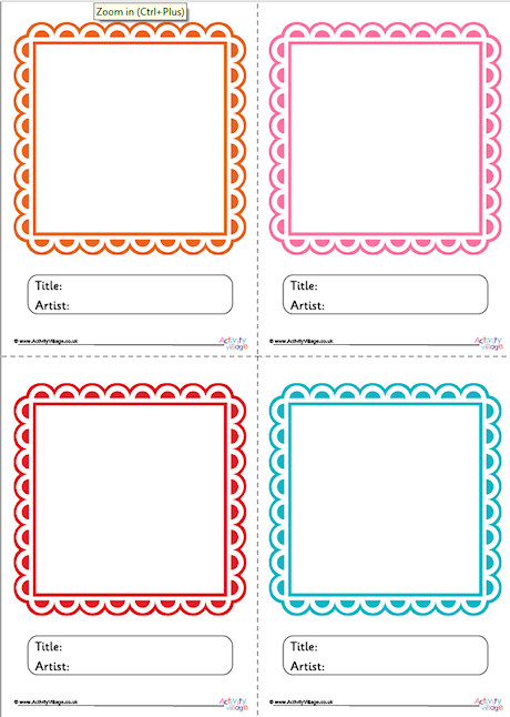 Picture Frames Pack 8