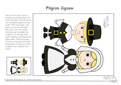 Pilgrim Printable Jigsaw Pilgrim Printable Jigsaw