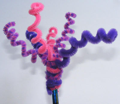 Spiral pencil topper