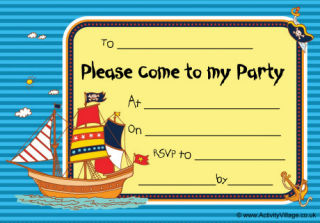 Pirate Party Printables