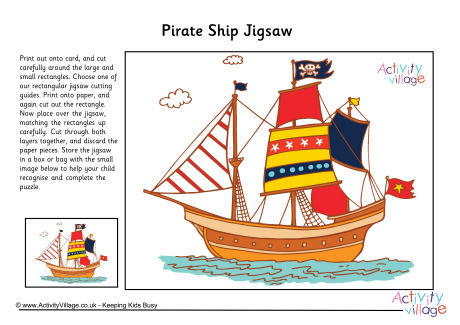 Pirate Ship Jigsaw Pirate Ship Jigsaw