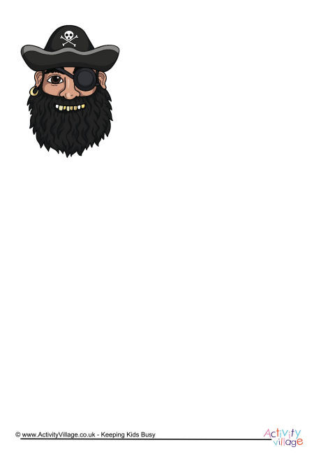 Pirate Writing Paper 1