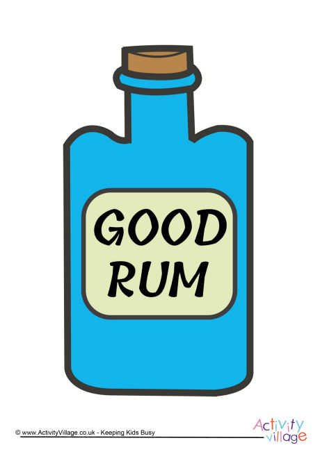 Pirate's rum poster