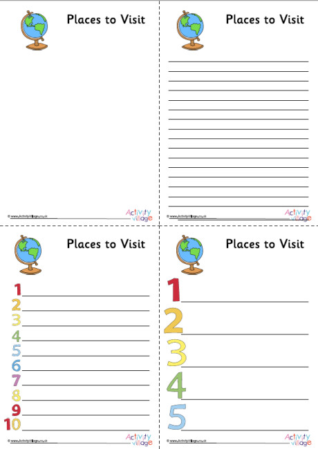 Places to Visit Planner