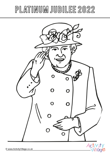 Platinum Jubilee balcony appearance colouring page Platinum Jubilee balcony appearance colouring page