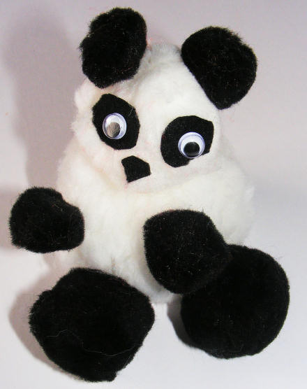 Pom pom panda craft for kids