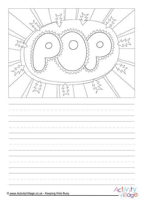 Pop story paper