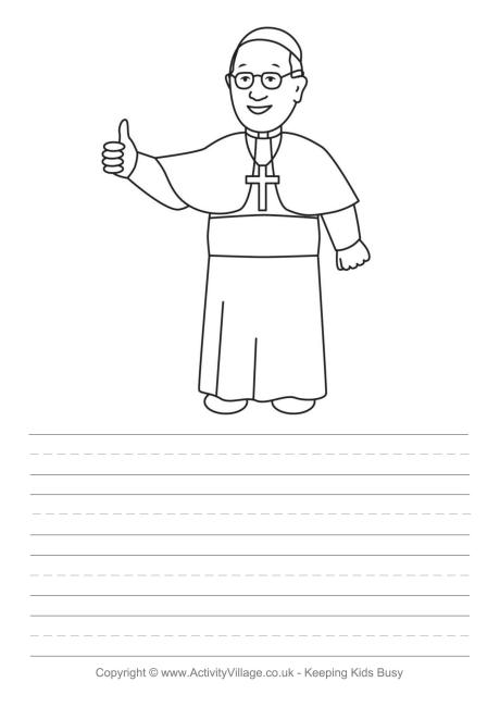 Pope Francis story paper