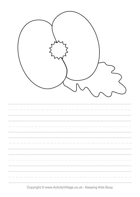 Poppy story paper