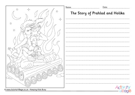 Prahlad and Holika story paper
