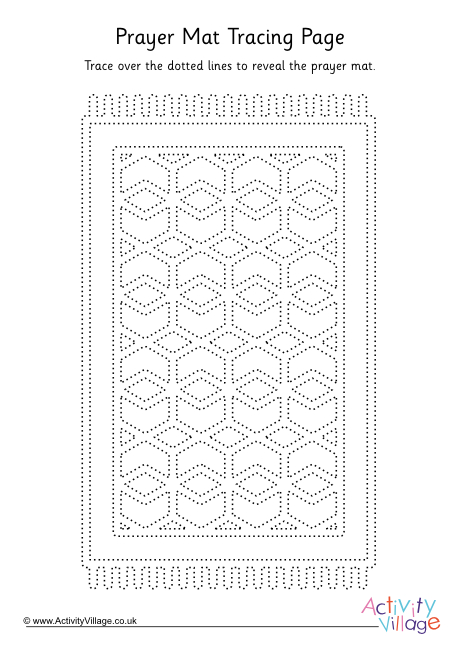 Prayer mat tracing page 2