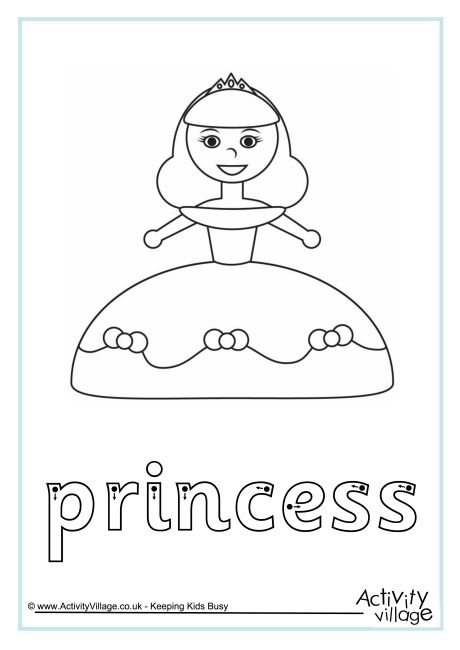 Princess finger tracing